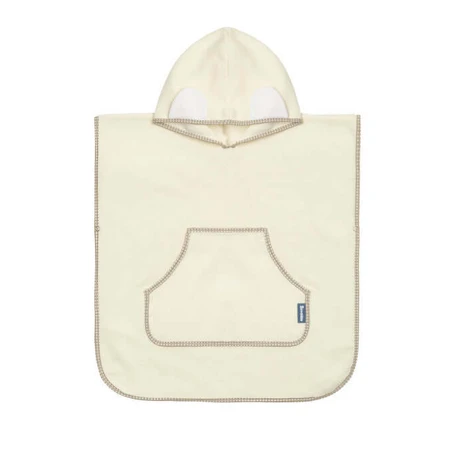 Poncho für Badezimmer Ekru