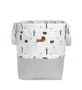 Panier à jouets cerfs gris