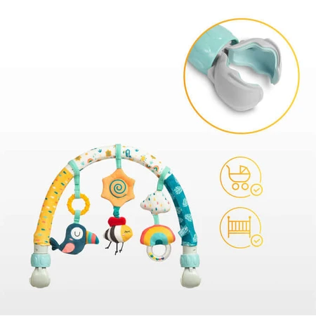 Spielzeugbogen für Kinderwagen oder Bett Dschungel Sensillo