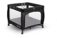 Laufstall Quadra Schwarz Caretero