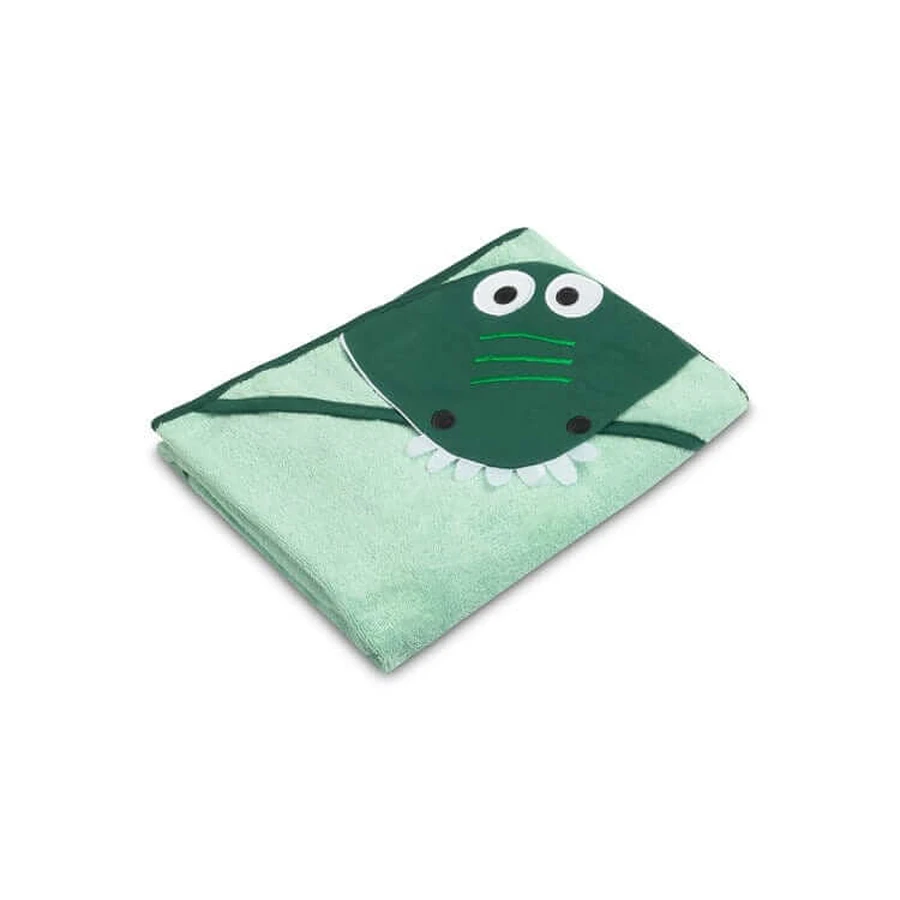 Bathroom Towel Crocodile Water Friends Green