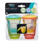 Recipientes para alimentos 120ml. Vital Bebé