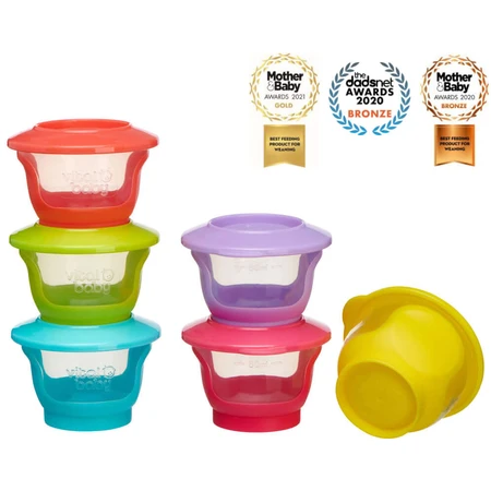 Recipientes para alimentos 120ml. Vital Bebé