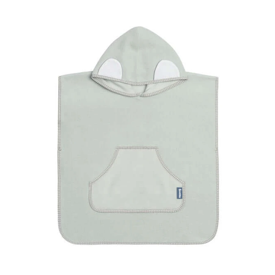 Poncho für Badezimmer Grau