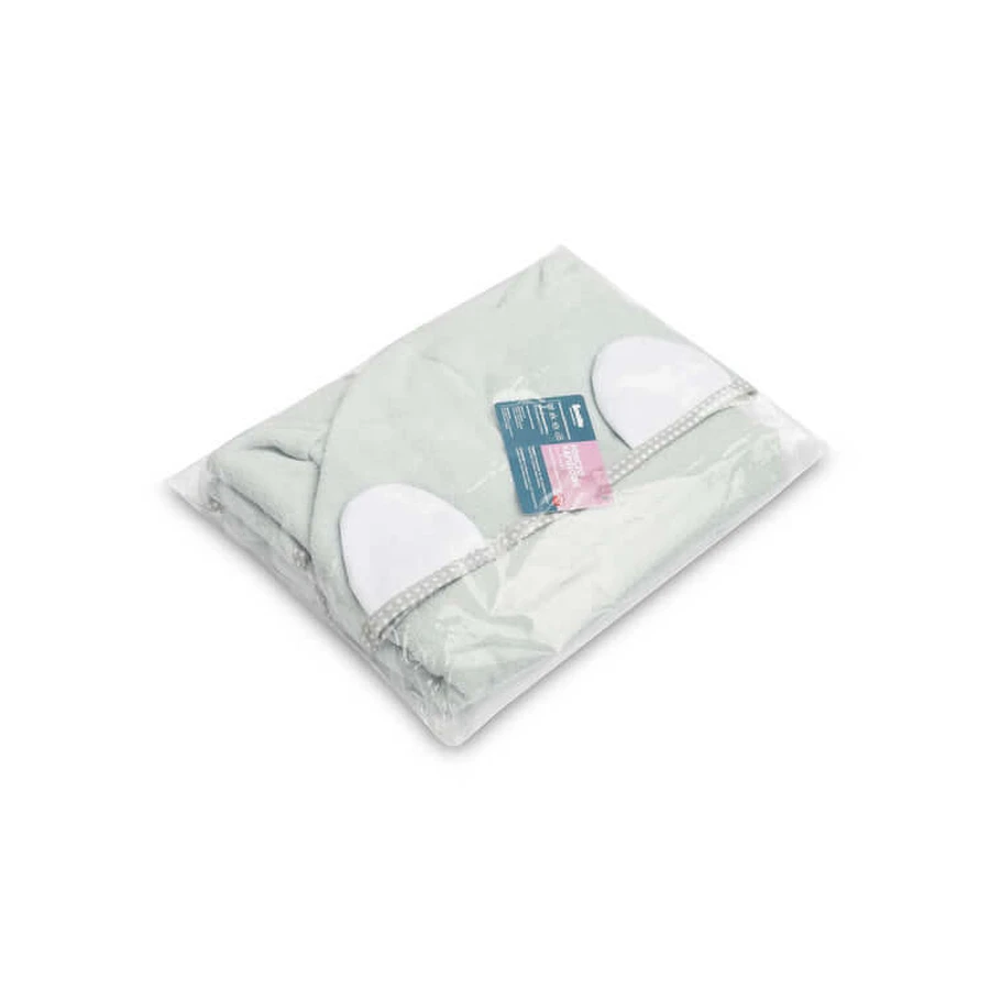 Poncho für Badezimmer Grau