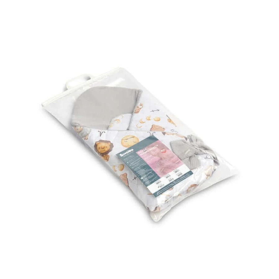 Diaper Grey Zodiac 75x75cm Sensillo