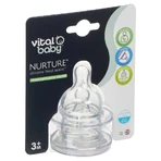 Silicone Pacifiers 3+ Months Vital Baby Feeding Support