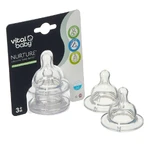 Silicone Pacifiers 3+ Months Vital Baby Feeding Support