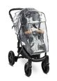Regenhoes voor zomer kinderwagen met raam Caretero