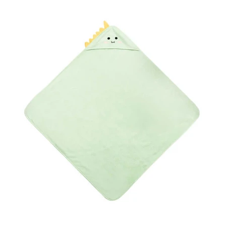 Baby Handtuch mit Kapuze 100X100 Sm Dinosaurier Mint Sensillo