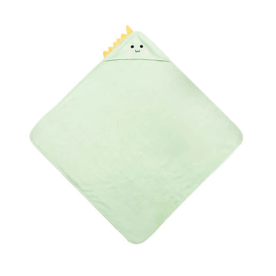 Baby Handtuch mit Kapuze 100X100 Sm Dinosaurier Mint Sensillo