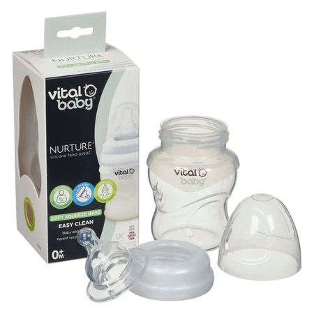 Siliconen Anti-Koliek Voederhulp 150 ml. 0+ Vitale baby