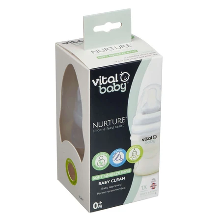 Siliconen Anti-Koliek Voederhulp 150 ml. 0+ Vitale baby