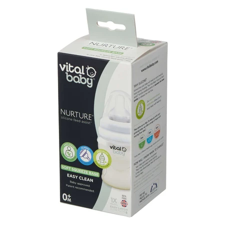 Siliconen Anti-Koliek Voederhulp 150 ml. 0+ Vitale baby