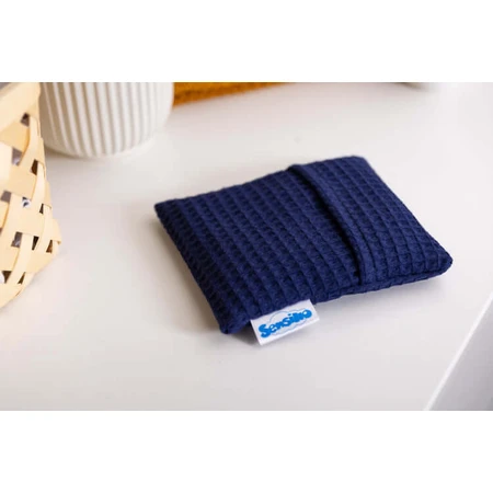 Tampon gaufré Premium - Marine