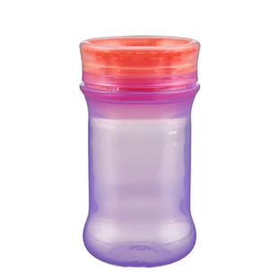 Non-Spilling Cup With Soft Silicone Rim For Sipping 360° Purple Vital Baby