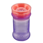 Non-Spilling Cup With Soft Silicone Rim For Sipping 360° Purple Vital Baby