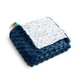 Blanket- Navy Blue Viburnum 100X80