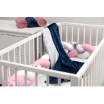 Blanket- Navy Blue Viburnum 100X80