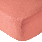 2 Laken 60X120cm 100% Baumwolle Weiß/Terracotta Babycalin