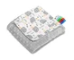 Decke Minky - Igel Grau 75X100