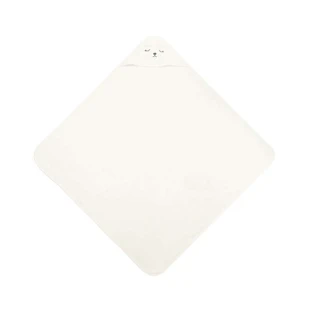 Serviette de bain avec capuchon 100X100 Sm Bear White Sensillo