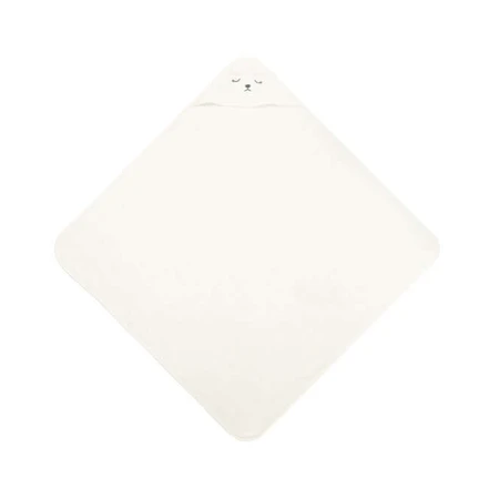 Serviette de bain avec capuchon 100X100 Sm Bear White Sensillo
