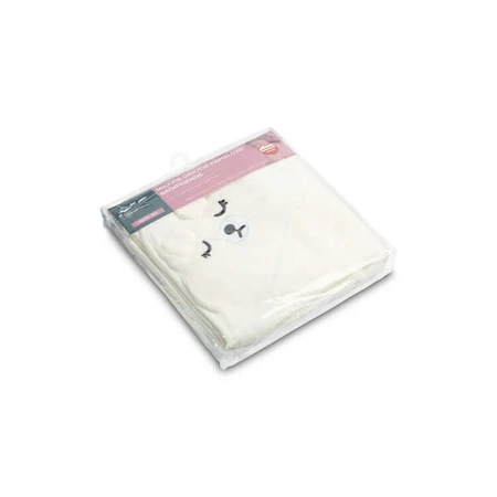 Serviette de bain avec capuchon 100X100 Sm Bear White Sensillo