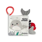 Soft Book Black and White Dolphin Sensillo