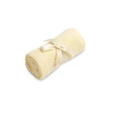 Decke 100% Baumwolle Moli Elfenbein Sensillo