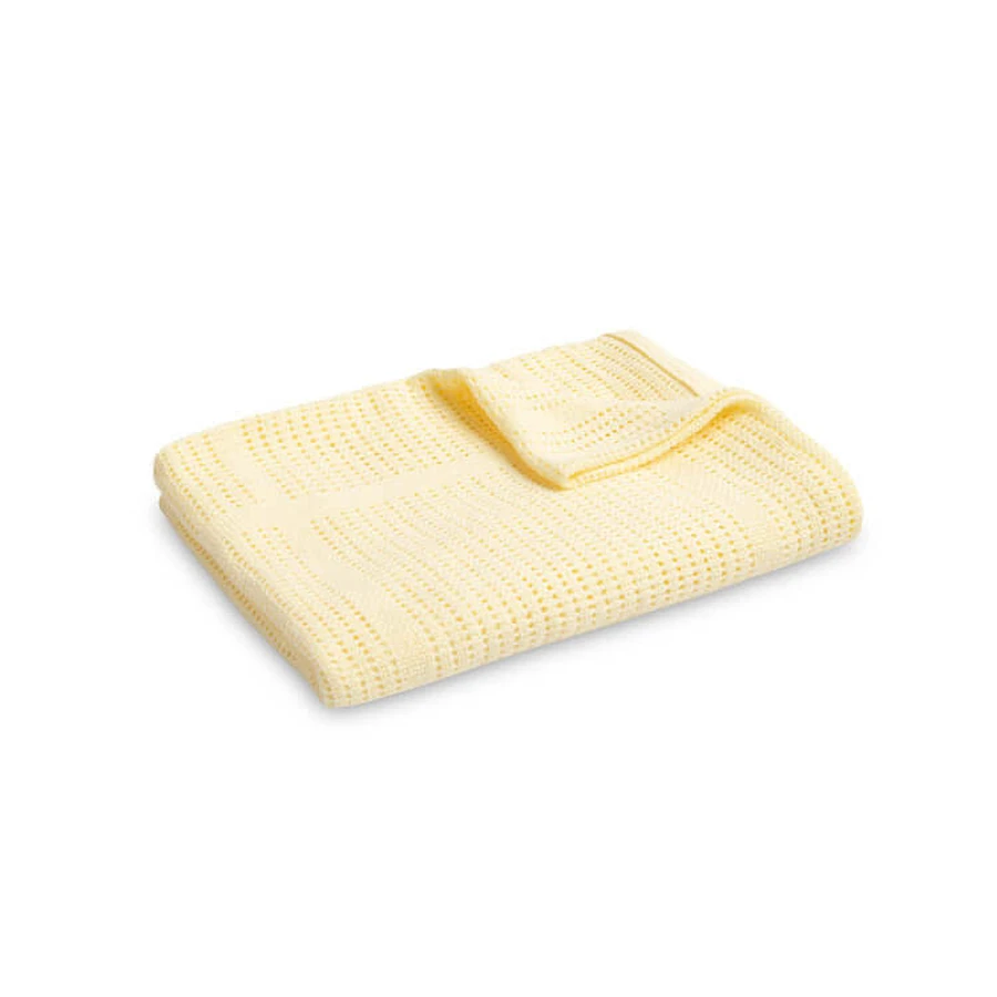 Blanket 100% Cotton Moli Ivory Sensillo