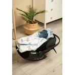 XL Stroll Windel Blau 115X115