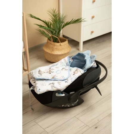 XL Stroll Windel Blau 115X115