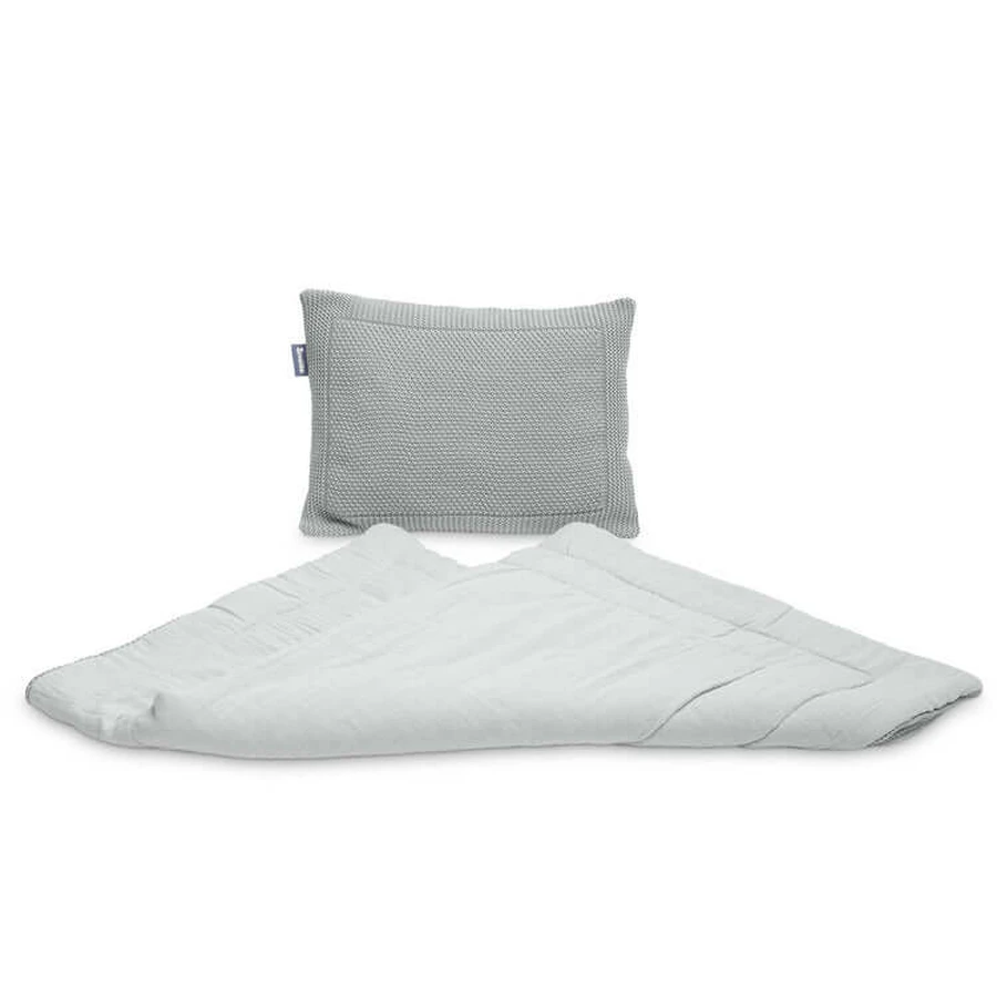 Juego de Cama o Cochecito Muselina Gris