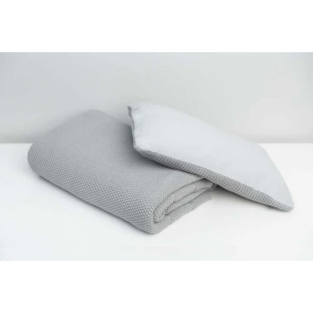 Juego de Cama o Cochecito Muselina Gris