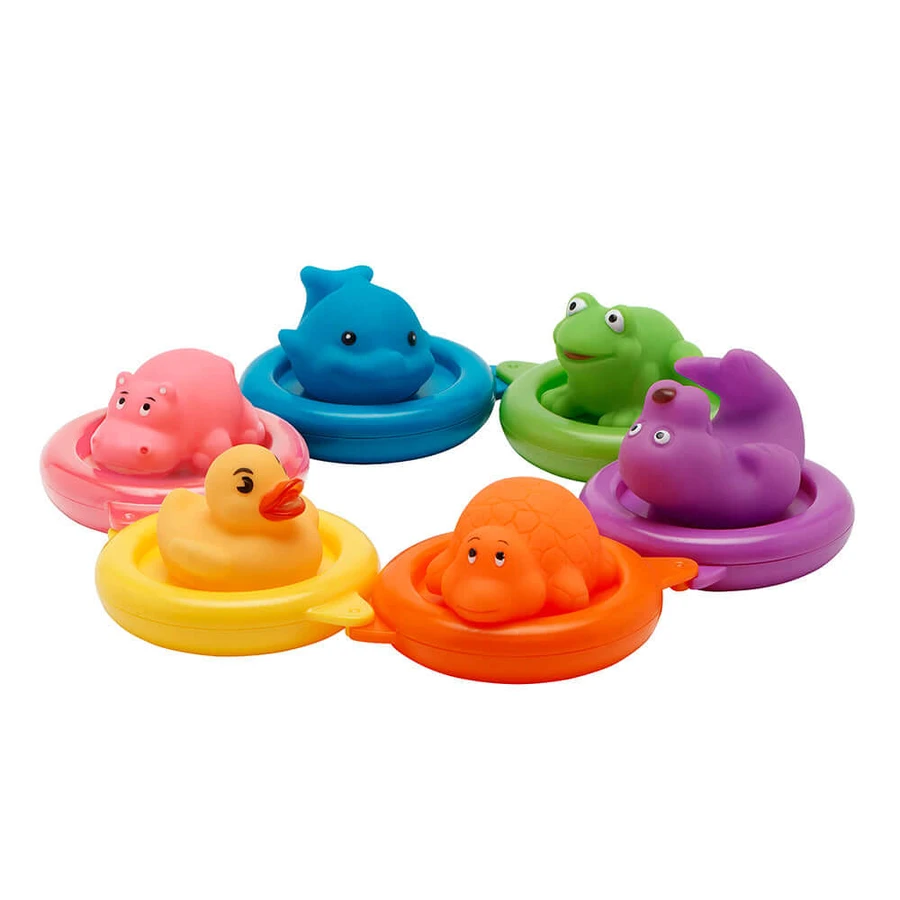 Juguetes de Baño Animales de Colores Vital Baby