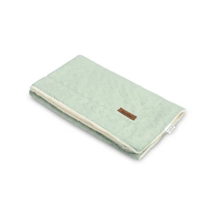 Manta Bordada 80X100 Peluche Menta Claro