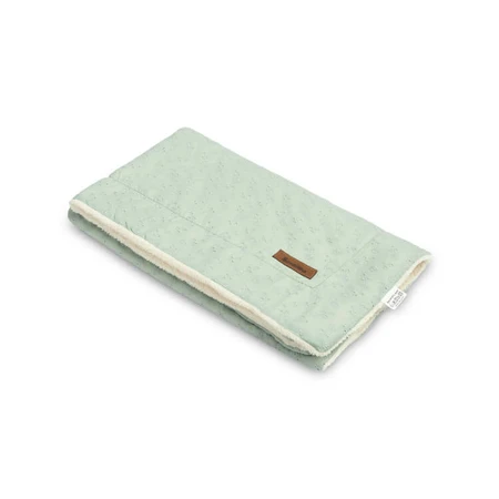 Manta Bordada 80X100 Peluche Menta Claro