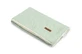 Embroidered Blanket 80X100 Light Mint Plush