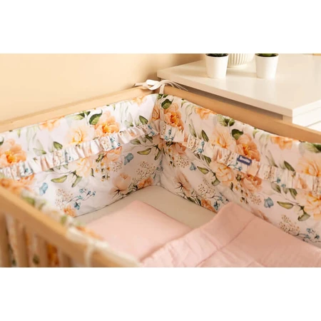 Bumper Peony Cot Surround