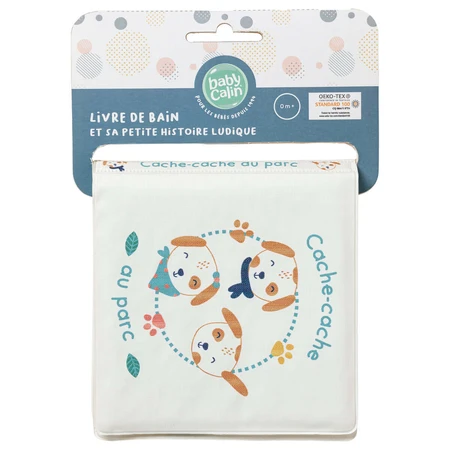 Libro de Baño Suave con Cachorros Babycalin