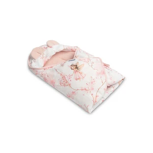 Muslin Diaper 90X90Cm Fairy Pink For Car Seat 0-13Kg