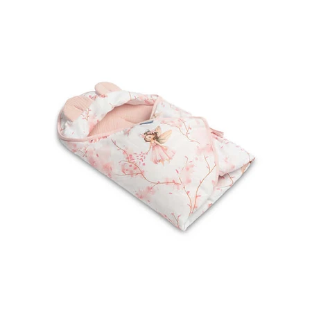 Muslin Diaper 90X90Cm Fairy Pink For Car Seat 0-13Kg