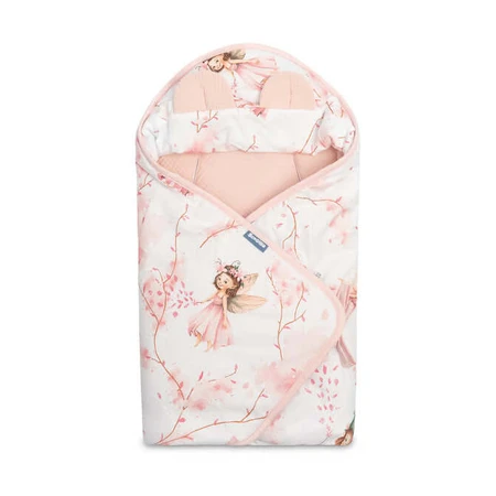 Muslin Diaper 90X90Cm Fairy Pink For Car Seat 0-13Kg