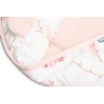 Muslin Diaper 90X90Cm Fairy Pink For Car Seat 0-13Kg