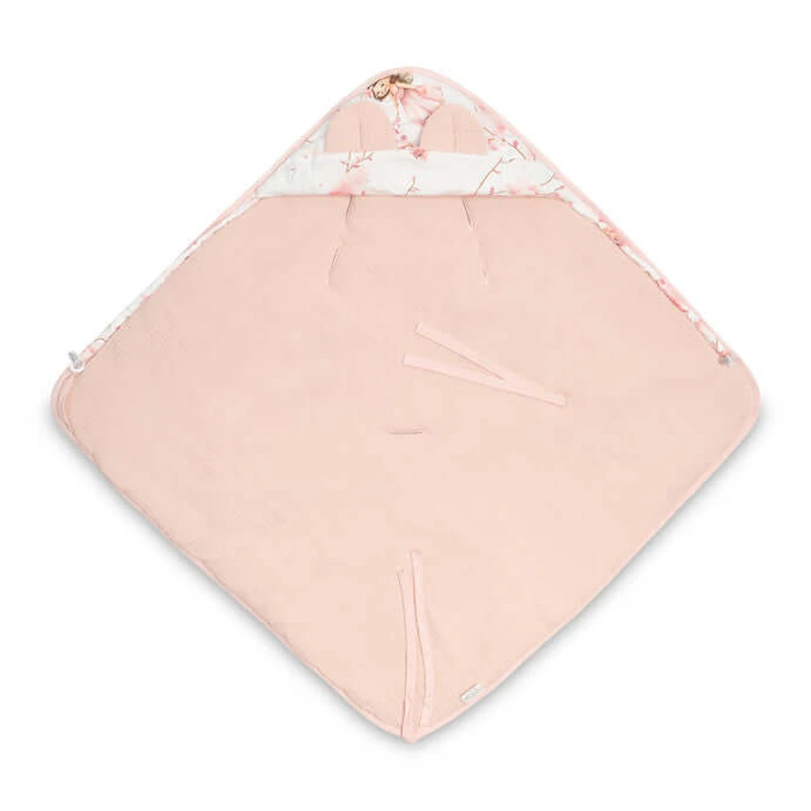 Muslin Diaper 90X90Cm Fairy Pink For Car Seat 0-13Kg