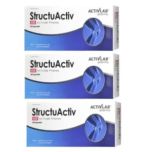 ACTIVLAB Description: 3x StructuActiv 500mg Set, 60 Capsules