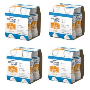 Zestaw 4x Resource Protein o smaku morelowym - 4 x 200 ml