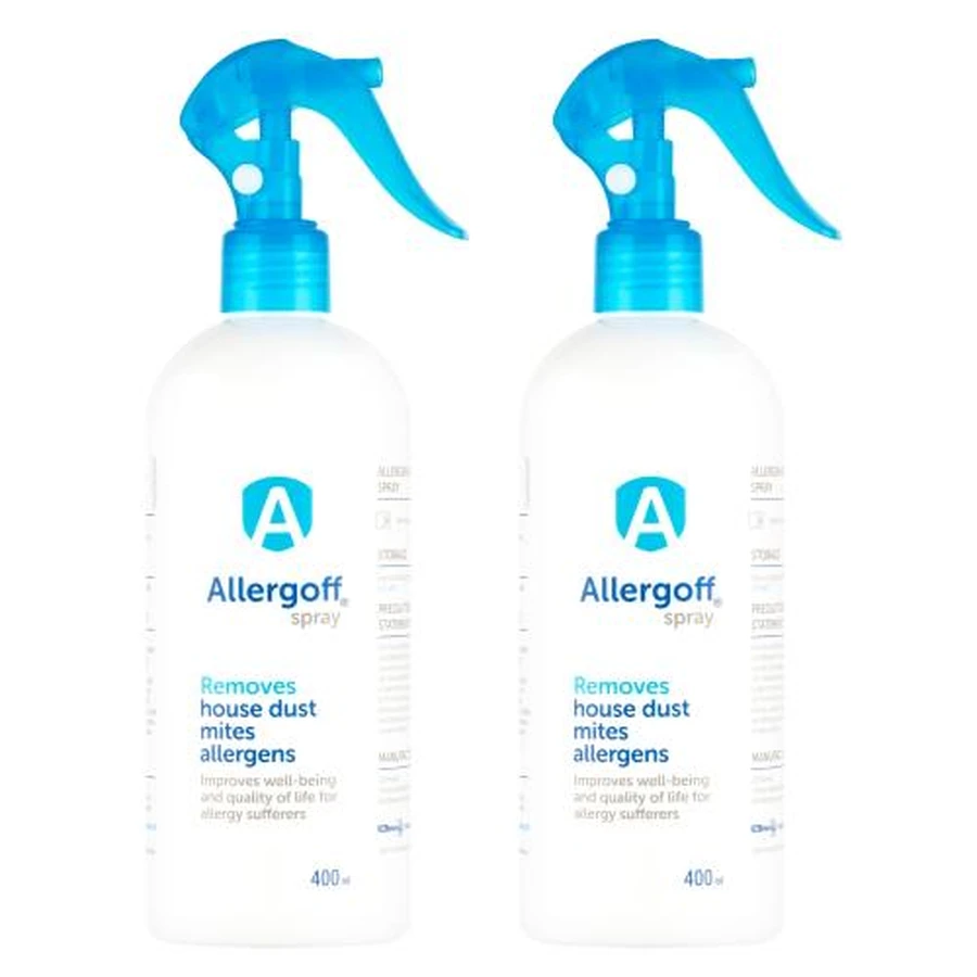 Zestaw Allergoff Spray antialérgico, 2x 400ml