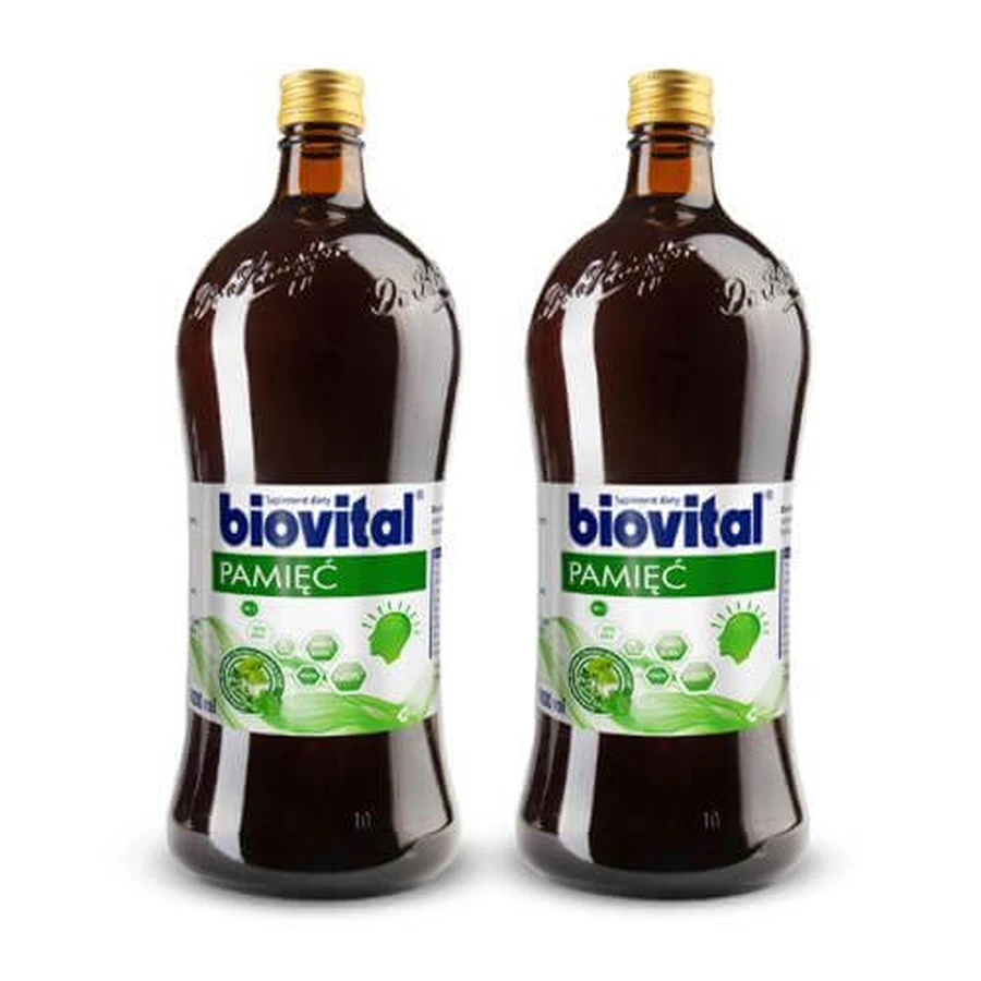 Zestaw Biovital Pamięć, 2 x 1 l